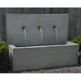 Campania International Long Glass Fiber Reinforced Concrete (GFRC) Beach Fountain | 48 H x 66 W x 26.5 D in | Wayfair GFRCFT-1100-AL