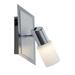 Orren Ellis Abrianna 1-Light LED Armed Sconce Metal in Gray | 8 H x 3 W x 6 D in | Wayfair CF1F1B6289984ECAA58ABDCE11B918EB