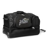 MOJO Navy Midshipmen Black 27'' 2-Wheel Drop Bottom Rolling Duffel Bag