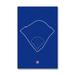 Chicago Cubs Wrigley Field 11" x 17" Ballpark Outline Art Poster