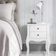 Noa and Nani - Camille 2 Drawer Bedside Cabinet - (White)