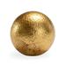 Chelsea House Hammered Ball Sculpture in Yellow | 4 H x 4 W x 4 D in | Wayfair 383040