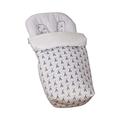 Babyline Arrow Unisex Chair Footmuff with Mitts Grey
