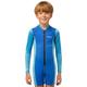 Cressi Kids Long Sleeve Swimsuit Kinder Unisex Shorty Neoprenanzug Ultra Stretch Blau XL (5/6 Jahre)