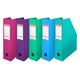 Esselte 20904 70 mm PVC Magazine File (Pack of 10 Assorted Fashion Colours