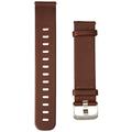 Garmin Leather Bracelet Quick Change Bracelet (Leather), Dark Brown, L