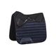 LeMieux Show Jumping X-Grip Silicone EuroJump Square Saddle Pad - Saddle Pads for Horses - Equestrian Riding Equipment and Accessories - (Navy - Large)