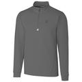 Men's Cutter & Buck Gray Villanova Wildcats Collegiate Big Tall Traverse Half-Zip Jacket