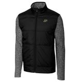 Men's Cutter & Buck Black Purdue Boilermakers Stealth Full-Zip Jacket