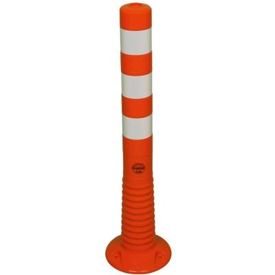 Flexipfosten 750 mm, ø 80 mm, orange - Temka