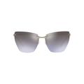 Versace Women's 0VE2190 142694 58 Sunglasses, Azure/Violetgradbrownmirsilver