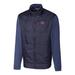 Men's Cutter & Buck Navy Chicago Bears Stealth Big Tall Full-Zip Jacket