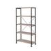 Ivy Bronx Chadron Etagere Bookcase Wood in Gray | 63 H x 31.5 W x 14.25 D in | Wayfair 7E41F9823B1E4F12896FD787A095E304