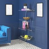 Etta Avenue™ Kelsie Ladder Bookcase Plastic | 72.25 H x 24.5 W x 18 D in | Wayfair A7DA2F118B404C57954E5D15C2313047