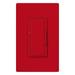 Lutron 66758 - 120 volt Hot Red 1000 watt Single-Pole / 3-Way Incandescent / Halogen Wireless Dimmer Switch