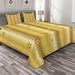 East Urban Home Microfiber Modern & Contemporary Coverlet/Bedspread Set Microfiber in Yellow | King Coverlet + 2 Shams | Wayfair
