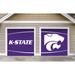 Kansas State Wildcats 7' x 8' 2-Piece Logo Split Garage Door Decor
