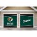 Bemidji State Beavers 7' x 8' 2-Piece Logo Split Garage Door Decor