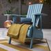 Dovecove Melida Wood Adirondack Chair Wood in Blue | 32.7 H x 33.5 W x 37.4 D in | Wayfair 0E9C88AD9C7A47CEB644B09DE8AC15FE