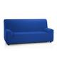 Martina Home - Elastic cover for 4 seater sofa, model TUNEZ, Color BLUE ELECTRIC, Measure from 240 to 270 cm