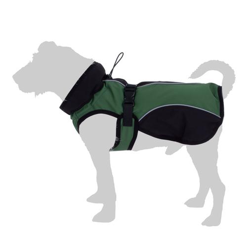 Softshell-Hundemantel ca. 50 cm grün Hund