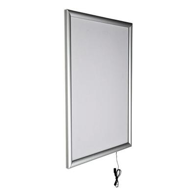 LED Plakatmagnetrahmen »Economy« A0 einseitig schwarz, update displays, 88.1x122.9x1.3 cm