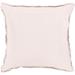 World Menagerie Mirfield Solid & Border Linen Pillow Cover in Pink/Brown | 18 H x 18 W in | Wayfair 02726B139E4F408FB1550A4391661F63