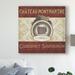 East Urban Home 'Burgundy Wine Labels II' Vintage Advertisement on Wrapped Canvas in Brown/Green/Red | 18 H x 18 W x 2 D in | Wayfair