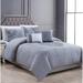 House of Hampton® Corder Duvet Cover Set Microfiber in Gray | Queen Duvet Cover + 4 Additional Pieces | Wayfair 7F44F5FFD3F04C81AC25ACC6223EE210