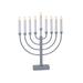 The Holiday Aisle® Battery Operated Menorah in Gray | 17.5 H x 14 W x 2 D in | Wayfair 7C3BA24FFAA145CC9A6706B5AE78A3AB