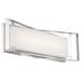 George Kovacs by Minka 1 Light Bath Bar in Gray/White | 6.75 H x 16 W x 4 D in | Wayfair P1183-613-L