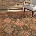 Brown/Orange 46.06 x 0.31 in Area Rug - Charlton Home® Larmon Oriental Area Rug | 46.06 W x 0.31 D in | Wayfair 353E7AAEC0974932AA02113613552C48