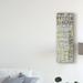East Urban Home Numbered Letters I by Jennifer Goldberger - Painting Print on Canvas in Brown/Gray/White | 19 H x 6 W x 2 D in | Wayfair