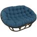 Bloomsbury Market Indoor/Outdoor Papasan Cushion Polyester in Gray/Green/Blue | 8 H x 78 W x 58 D in | Wayfair 8CFB93968AFA4C478DA5BEC968D3C858