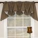 August Grove® Colburn (P/Kaufmann Original Fabric) Lutterworth Empire Window Valance Cotton Blend in Gray | 25 H x 60 W x 0.62 D in | Wayfair