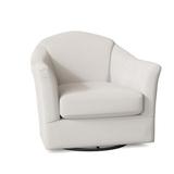 Barrel Chair - Kelly Clarkson Home Keilani 36.5" Wide Swivel Barrel Chair Fabric in Brown | 33.5 H x 36.5 W x 36.5 D in | Wayfair