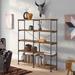 17 Stories 63" H x 60" W Etagere Bookcase Wood in Black/Brown | 63 H x 60 W x 14.25 D in | Wayfair 28F385D72CE74FFA83F807B2728FFBA8