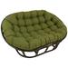 Bloomsbury Market Indoor/Outdoor Papasan Cushion Polyester in Green/Brown | 8 H x 78 W x 58 D in | Wayfair 5AC9EC5A30054C41B9EC2C91A9E3DCBE