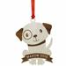 The Holiday Aisle® Personalized Laser Engraved Wood Christmas Hanging Figurine Wood in Brown | 3.5 H x 3.5 W in | Wayfair