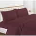 Winston Porter Elmdale 1200 Thread Count Striped Cotton Blend Sheet Set 100% Egyptian-Quality Cotton in Red | Queen | Wayfair