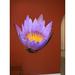 Ebern Designs Flower Wall Decal Canvas/Fabric in Indigo/Pink | 48 H x 48 W in | Wayfair 4A9C456655444BFD8828C04DCC5A1F66