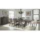 Stanford 10PC Dining Set- Table, 6 Side Chairs, 2 Parson Chairs & Server - Picket House Furnishings DST100SPS10PC