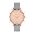 Skechers Women's Ardmore Quartz Metal and Silicone Casual Watch, Color: Rose Gold-Tone, Grey (Model: SR6075)