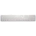 Matias FK318S-UK Aluminium Erweiterte USB Tastatur/Keyboard für Apple Mac OS | QWERTY | UK Layout | mit Reaktionsschnellen Flache Tasten und zusätzlichem Ziffernblock | Silber/Weiß