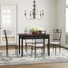 Williston Forge Gracielle 4 - Person Dining Set Wood/Upholstered/Metal in Brown/Indigo | 30 H in | Wayfair CDEE0C2DEE6144E59722913B29D0B73B