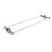 Allied Brass Pacific Beach 34" Towel Bar for Glass Shower Door Metal in Gray | 2.3 H x 8.8 D in | Wayfair PB-41G-BB-30-PEW