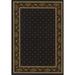 Black/Brown 92 x 0.38 in Area Rug - Charlton Home® Estus Polka Dots Tufted Onyx Area Rug Nylon | 92 W x 0.38 D in | Wayfair