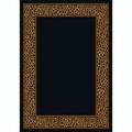 Brown/White 28 x 0.38 in Area Rug - World Menagerie Brauer Animal Print Flatweave Black/Brown Area Rug Nylon | 28 W x 0.38 D in | Wayfair