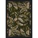 Black/Brown 129 x 0.38 in Area Rug - Bay Isle Home™ Judah Floral Handmade Tufted Nylon Area Rug in Ebony Sage Nylon | 129 W x 0.38 D in | Wayfair