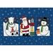 Blue Rectangle 5'4" x 7'8" Area Rug - The Holiday Aisle® Norsworthy Indoor Door Mat Nylon | Wayfair 77FCD834D8554FE483F8E5E83C746FA9